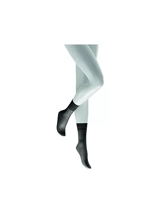 HUDSON | Socquettes fines Glamour 20 Teint | schwarz